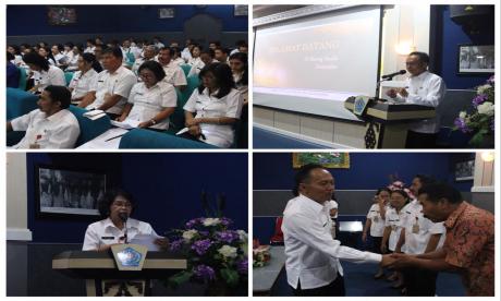 Acara Pelepasan ASN yang memasuki masa purna bakti dan ASn yang pindah tugas