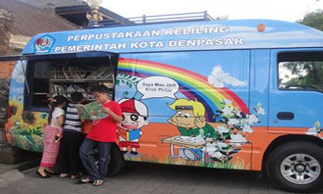 Foto Kegiatan Pelayanan Perpustakaan Keliling Tahun 2014
