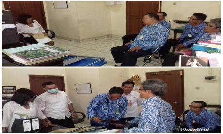 Foto Kunjungan dari Dinas Kearsipan dan Perpustakaan Kab. Badung