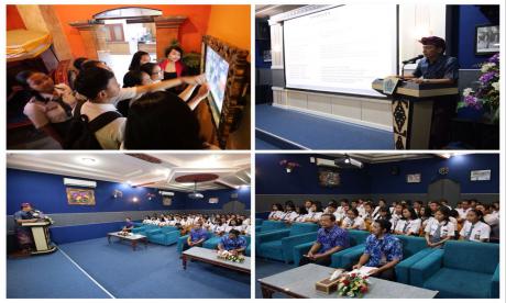 Foto Kunjungan dari SMA Dharmapraja Denpasar