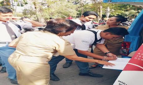 Foto Pusling Rutin Di Lapangan I Gusti Made Agung