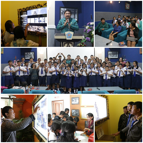 Foto Kunjungan Siswa-Siswi  SMPN Pemecutan Denpasar 