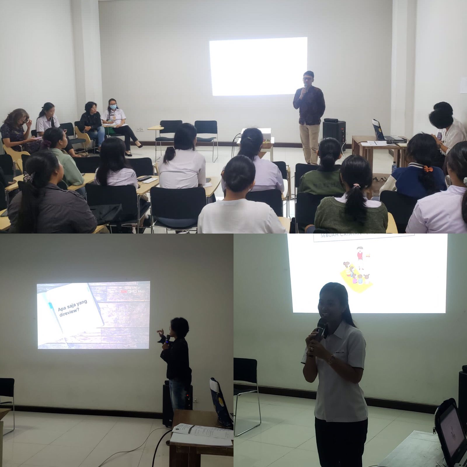Pelatihan Menulis Review dan Menjadi Penulis Pemula dalam rangka Hari Kunjung Perpustakaan oleh DPK 