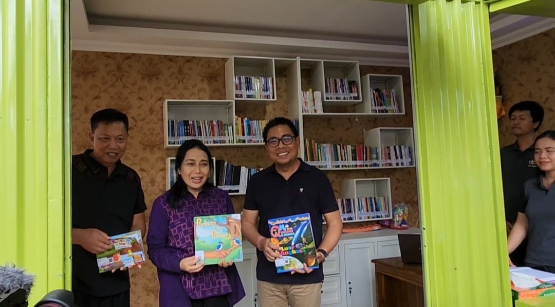 Menteri PPPA RI Kunjungi Perpustakaan Model Semi Kontainer Pemerintah Kota Denpasar