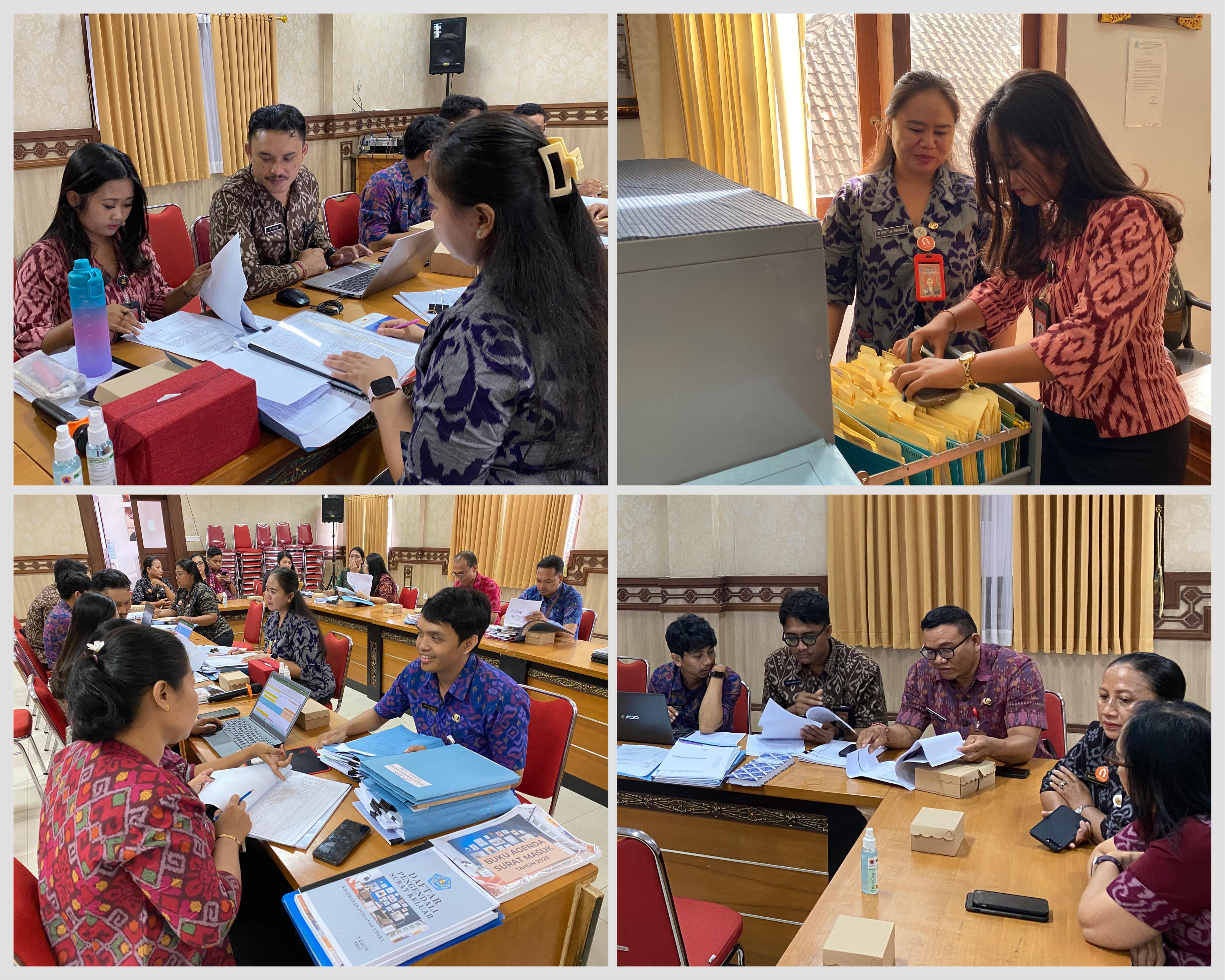 Pengawasan Kearsipan dengan Istrumen ASKI Tahun 2025 - Kecamatan Denpasar Utara