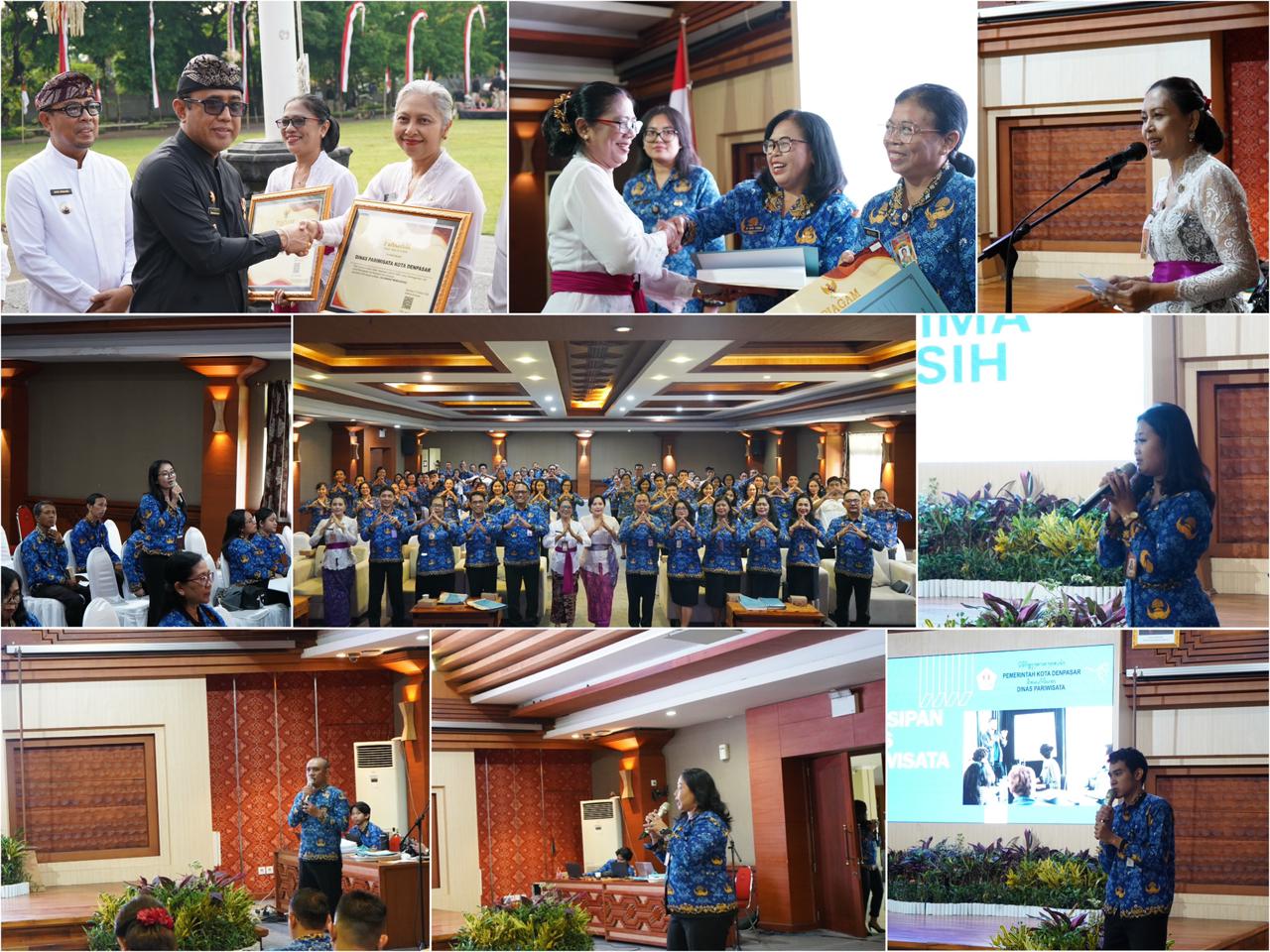 Penyerahan Penghargaan serta Laporan Audit Sistem Kearsipan Internal (ASKI) 2025 di Lingkungan Pemerintah Kota Denpasar