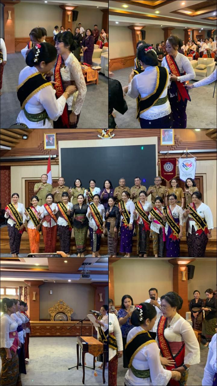 Pengukuhan Bunda Literasi Kecamatan dan Kelurahan Kota Denpasar Periode Tahun 2025-2030