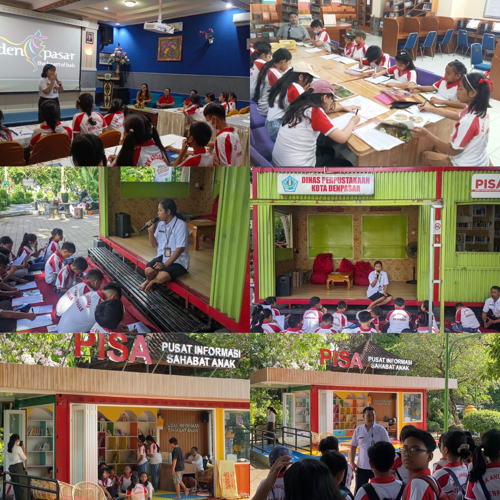 Perpustakaan Kontainer Widya Kumara x Taman Janggan - Wisata Literasi SDK Anugrah Denpasar