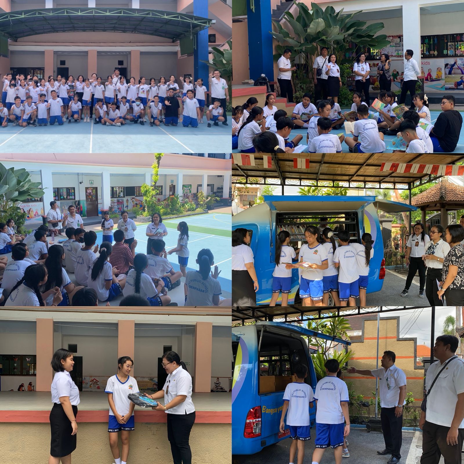 Perpustakaan Keliling (Pusling) - SD Bali Public School
