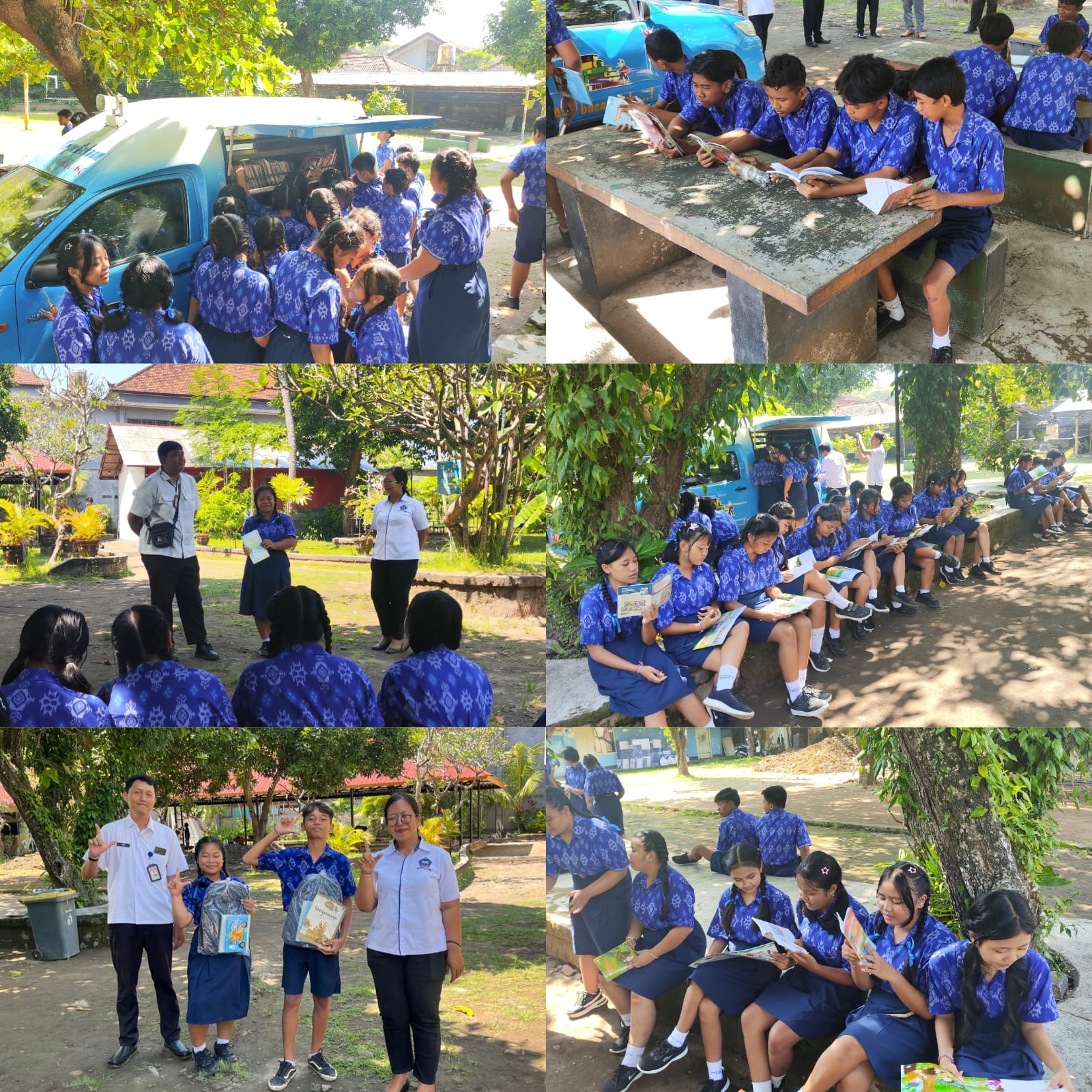 Perpustakaan Keliling (Pusling) - SMP Wisata Sanur