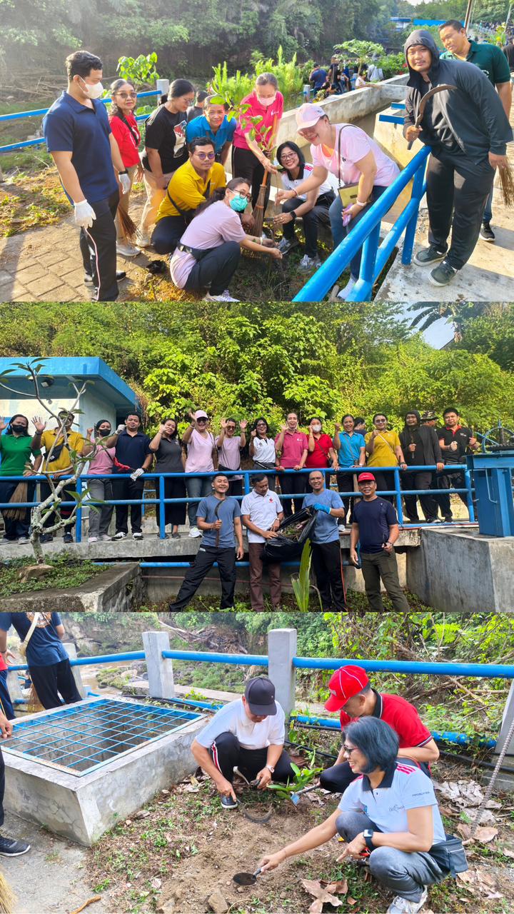 Giat Gotong Royong Serentak - DAM Peraupan Peguyangan