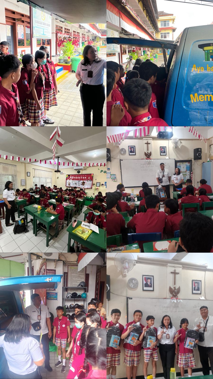 Perpustakaan Keliling (Pusling) - SMP Anugrah