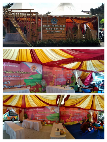 Foto Stand Perpustakaan di DENFEST 2019
