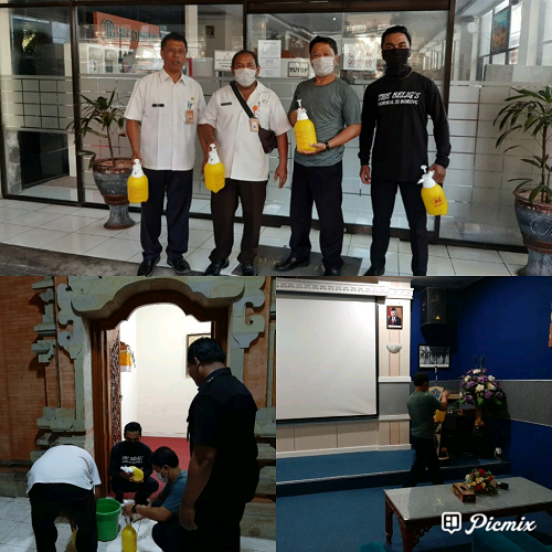 Pencegahan Covid-19 Dengan Menyemprotkan Disinfectan 