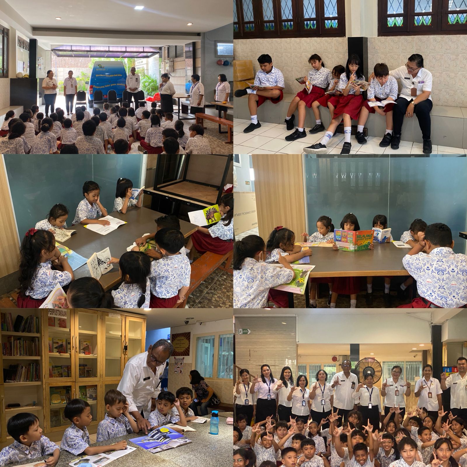 Perpustakaan Keliling (Pusling) - SD Permata Ibu Kota Denpasar