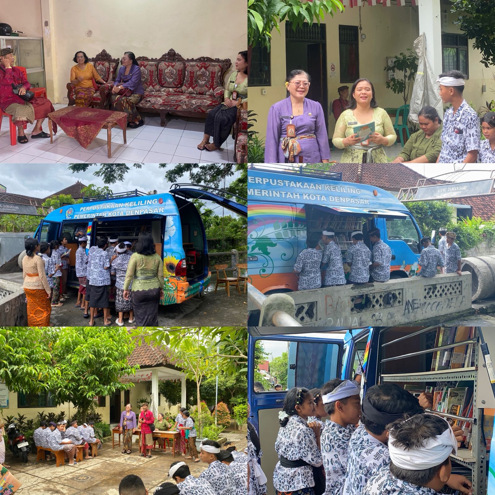 Perpustakaan Keliling (Pusling) - SMP PGRI 6 Denpasar