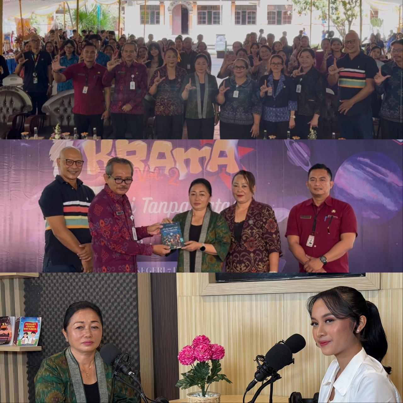 Bunda Literasi - Kegiatan Literasi Siswa SMA N 7 Kota Denpasar