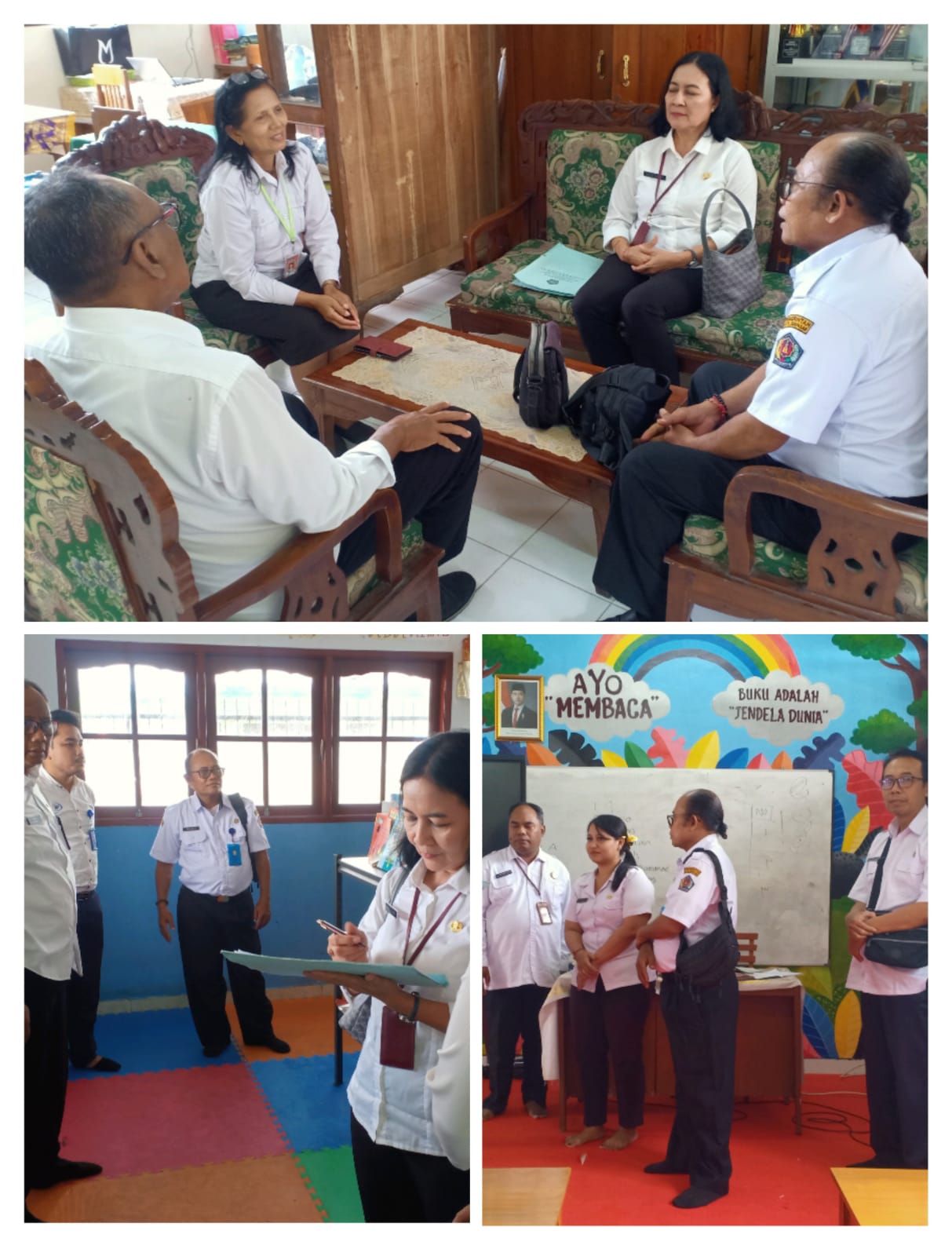 Survei dan Pendataan Perpustakaan Sekolah - SDN 21 Dangin Puri, SD Dwijendra, & SD Insan Prestatsi School