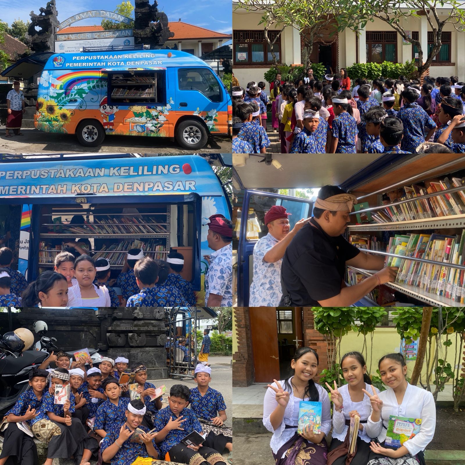 Perpustakaan Keliling (Pusling) - SDN 12 Kesiman Denpasar