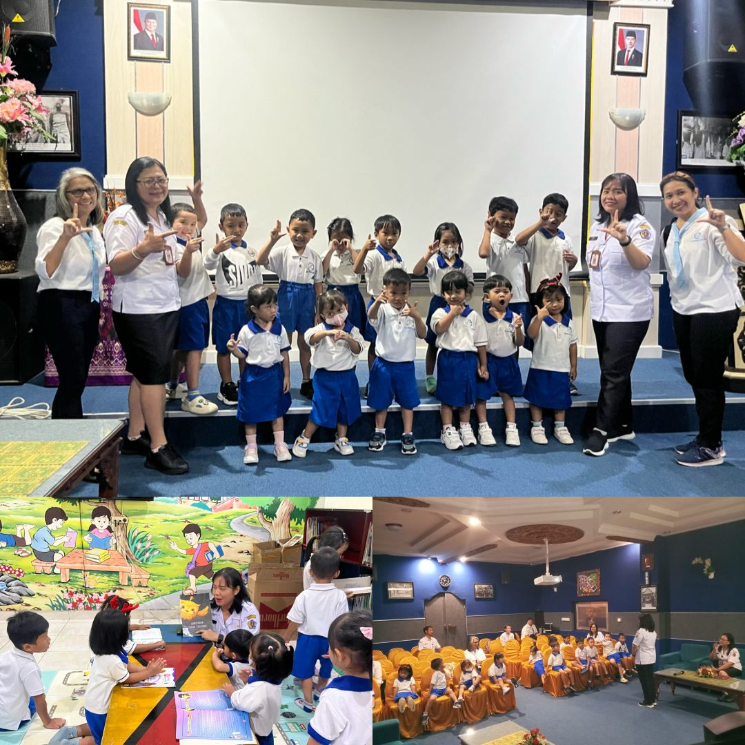 Kunjungan Perpustakaan Khusus Anak - TK Agape Montessori