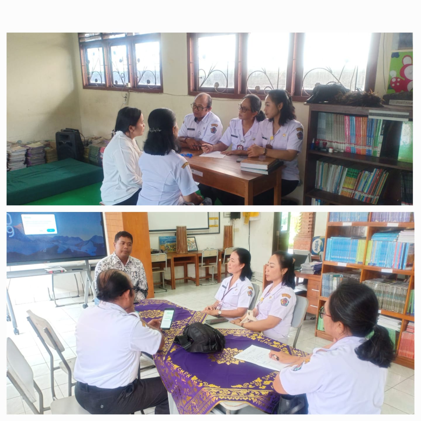 Pembinaan Perpustakaan Sekolah – SDN 8 Kesiman dan SMPN 14 Denpasar
