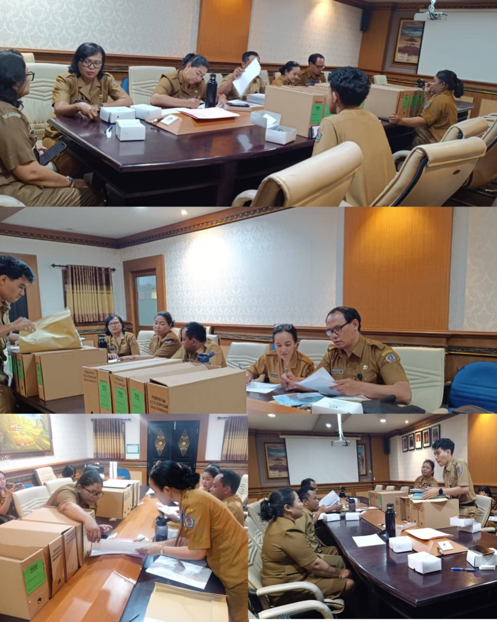 Rapat Verifikasi Pemindahan Arsip Inaktif – Dinas Pariwisata Kota Denpasar
