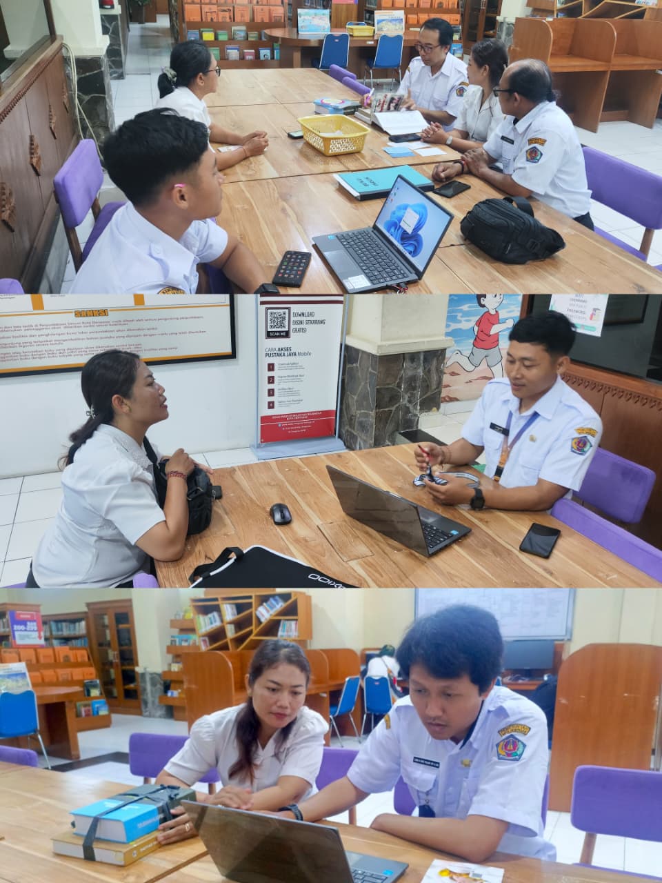 Penerimaan Peserta Magang Perpustakaan – SDN 3 Sanur