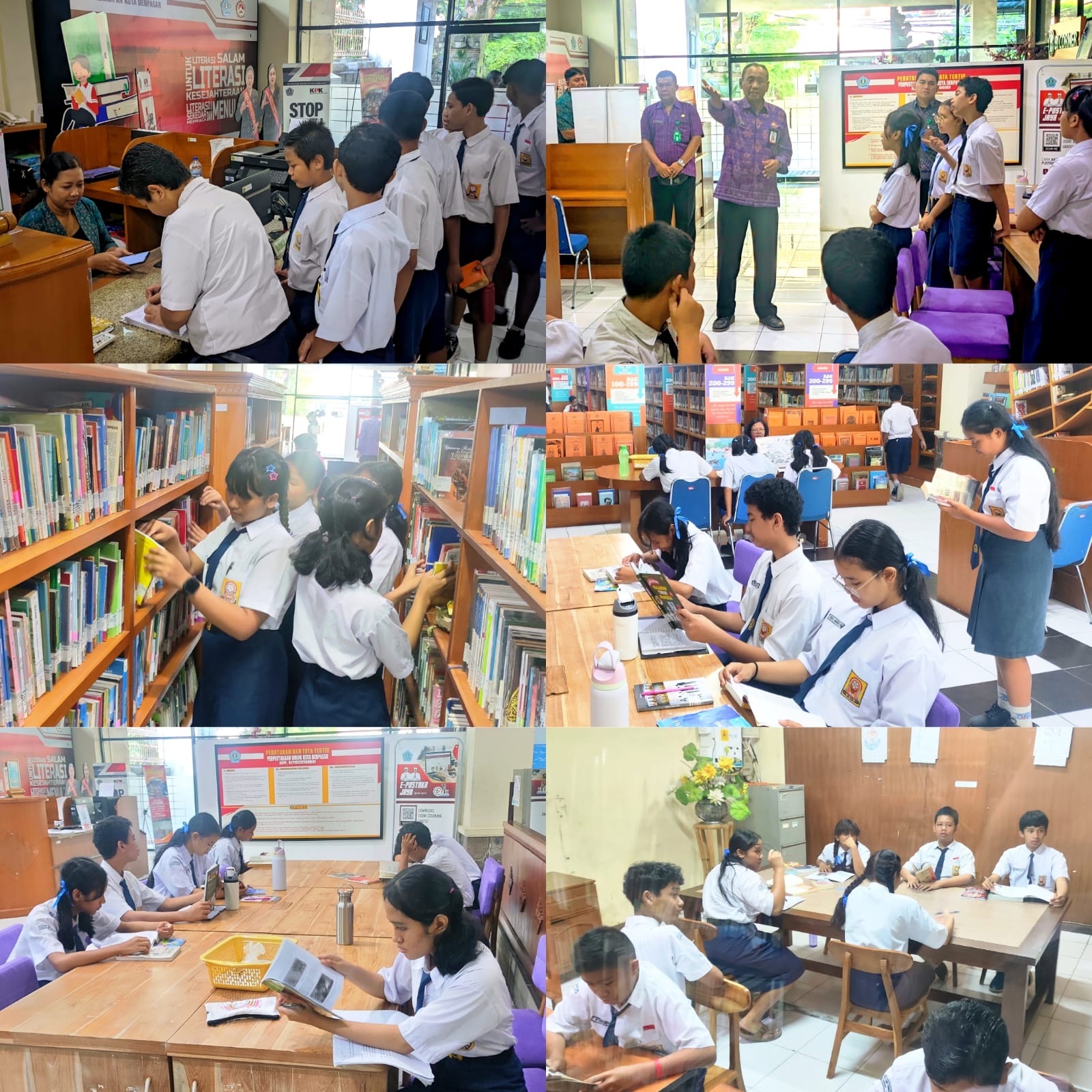 Kunjungan Perpustakaan Umum Kota Denpasar – SMP Permata Ibu