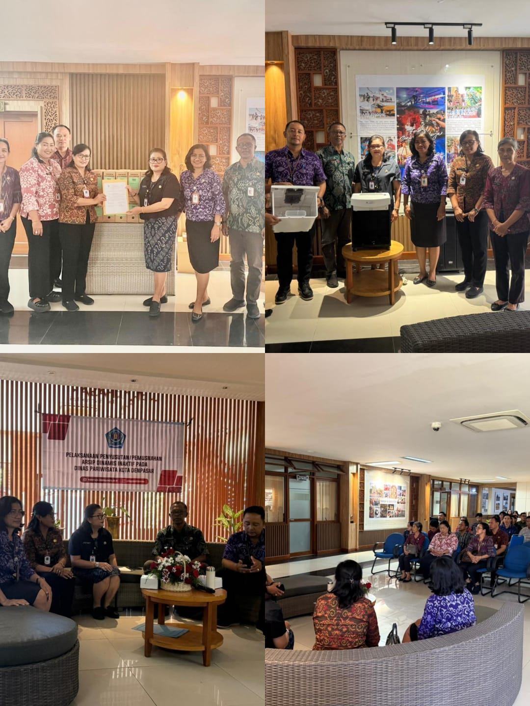 Ceremonial Penyusutan Arsip – Dinas Pariwisata Kota Denpasar Tahun 2026
