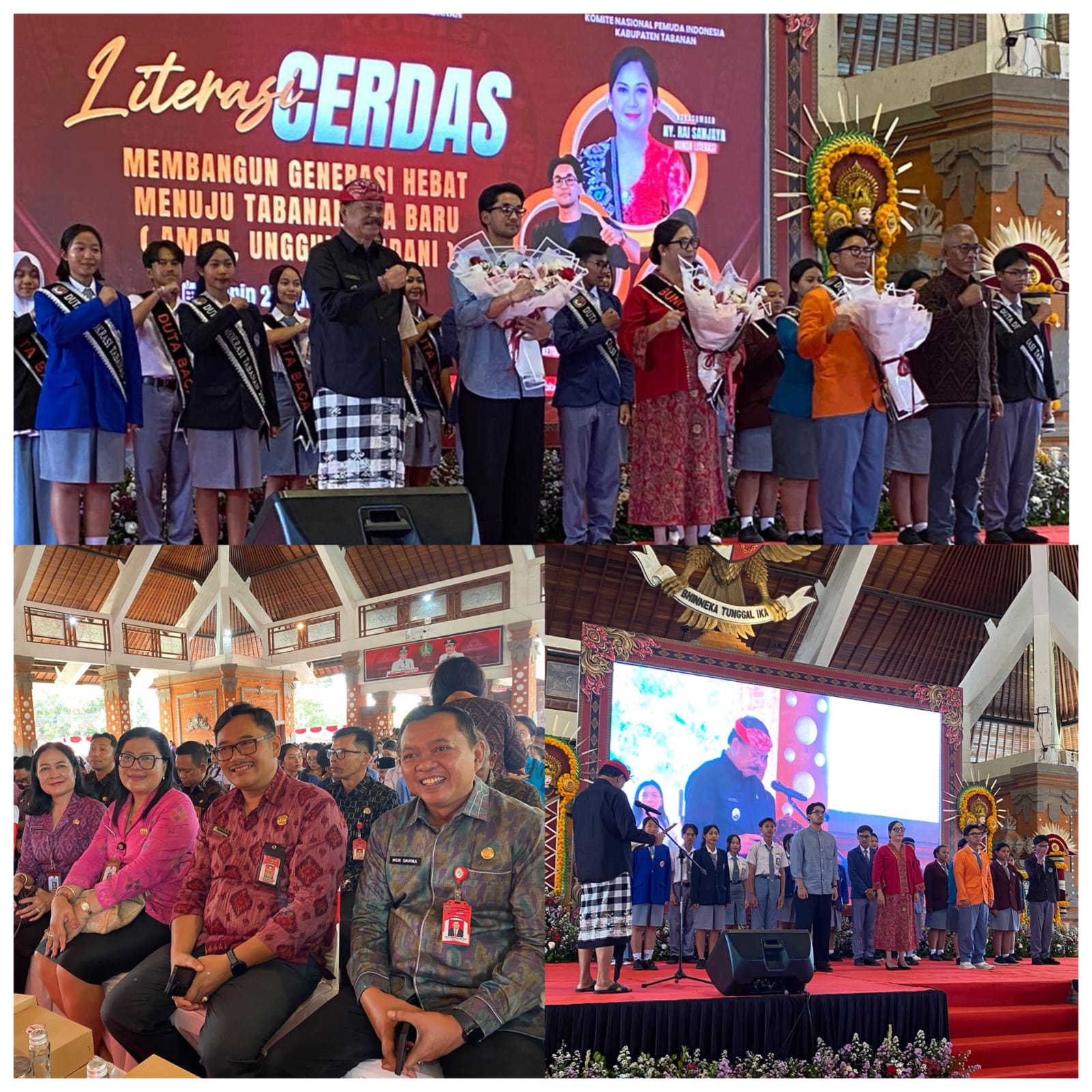 Menghadiri Pengukuhan Bunda Literasi Kabupaten Tabanan Tahun 2026