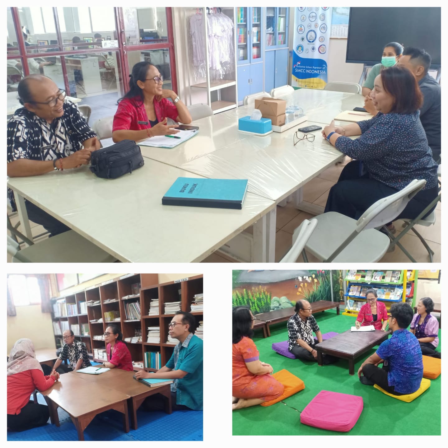Pembinaan Perpustakaan – SD Champion, SDN 2 Pemecutan, dan SDN 7 Dauh Puri