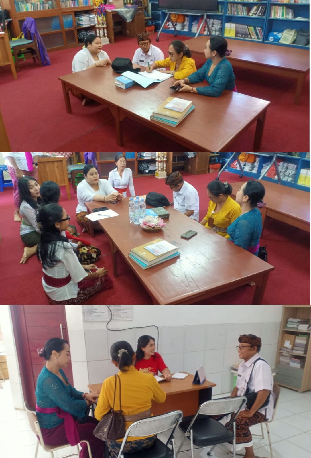 Pembinaan Perpustakaan – SMP Mustika School dan SMP SLUB Saraswati 1 Denpasar