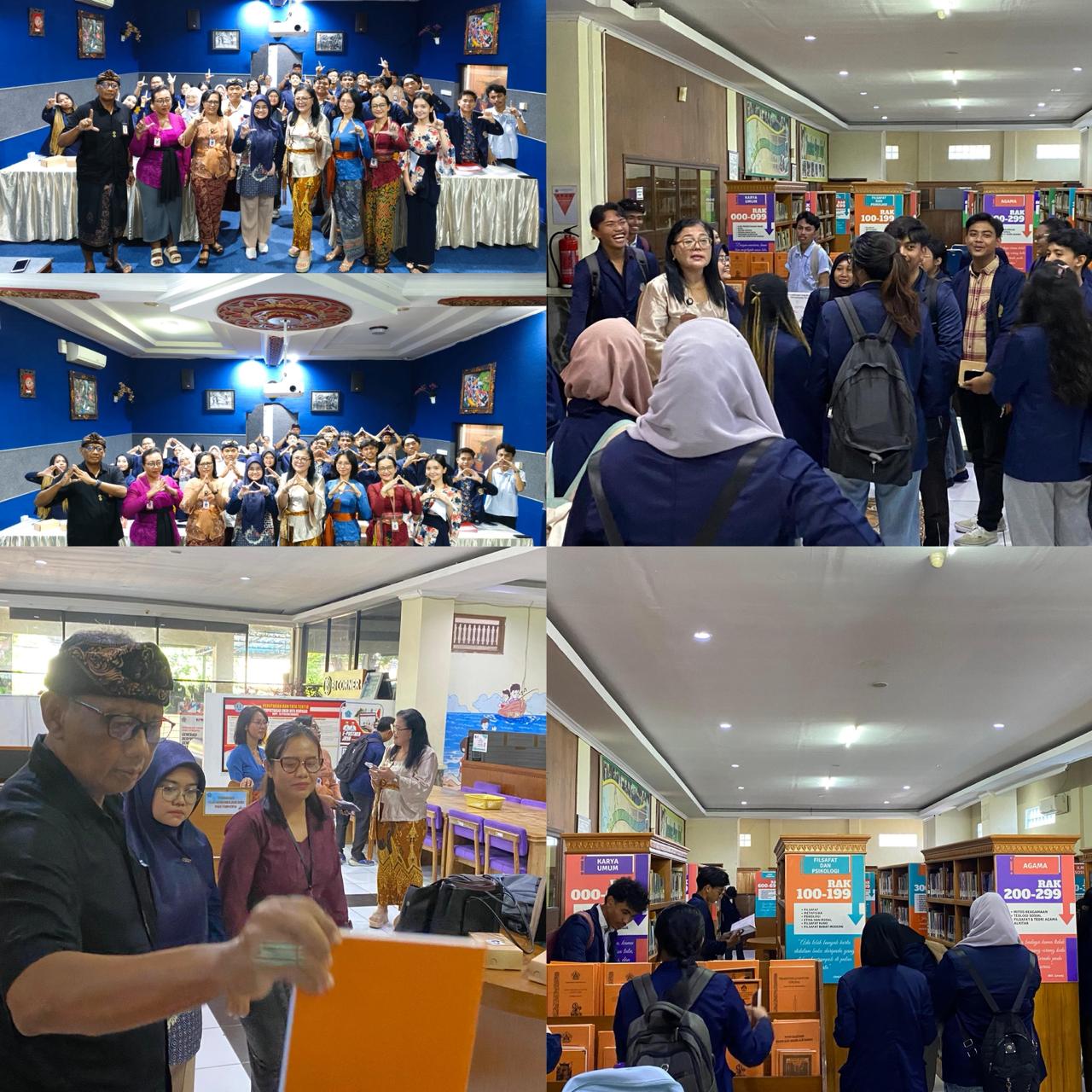 Kunjungan Perpustakaan – Prodi Sejarah Universitas Udayana 