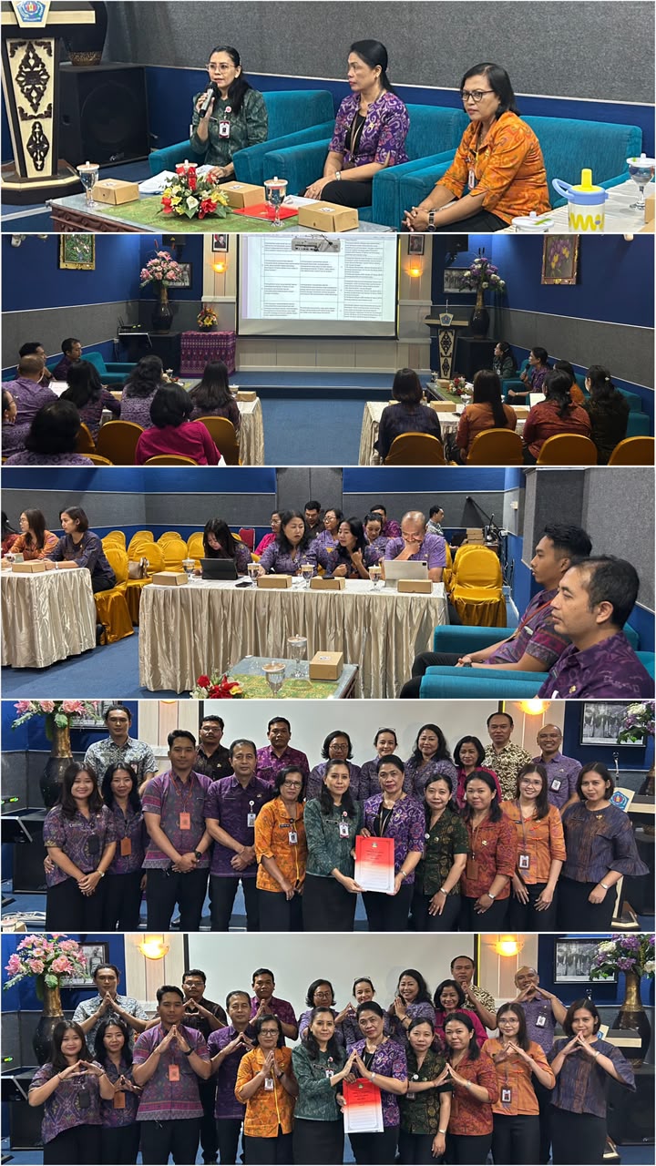 Penyerahan Risalah Hasil Audit Sementara (RHAS) Audit Sistem Kearsipan Eksternal
