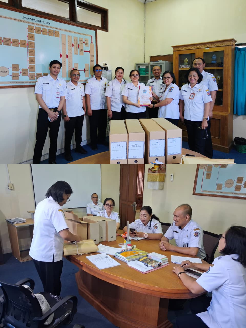 Penyerahan Arsip Statis – Dinas Perindustrian dan Perdagangan Kota Denpasar