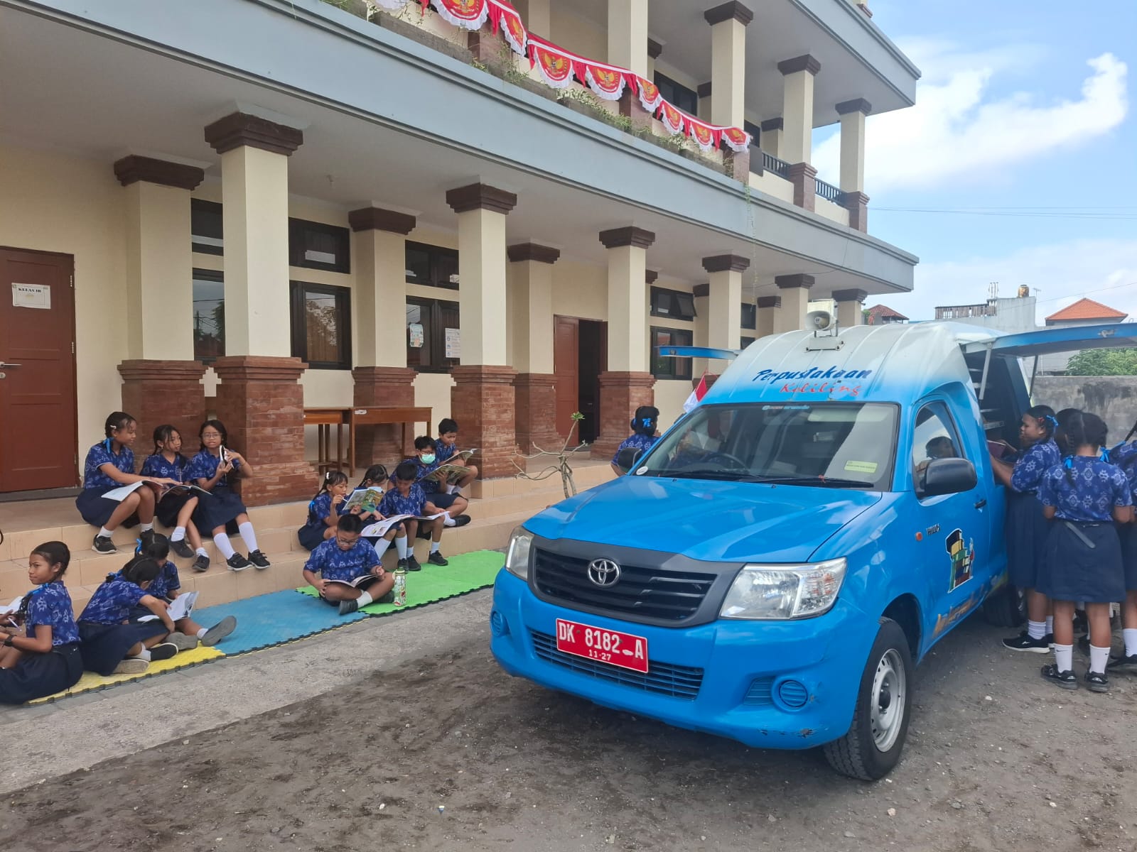 Layanan Perpustakaan Keliling SDN 6 Panjer Denpasar 