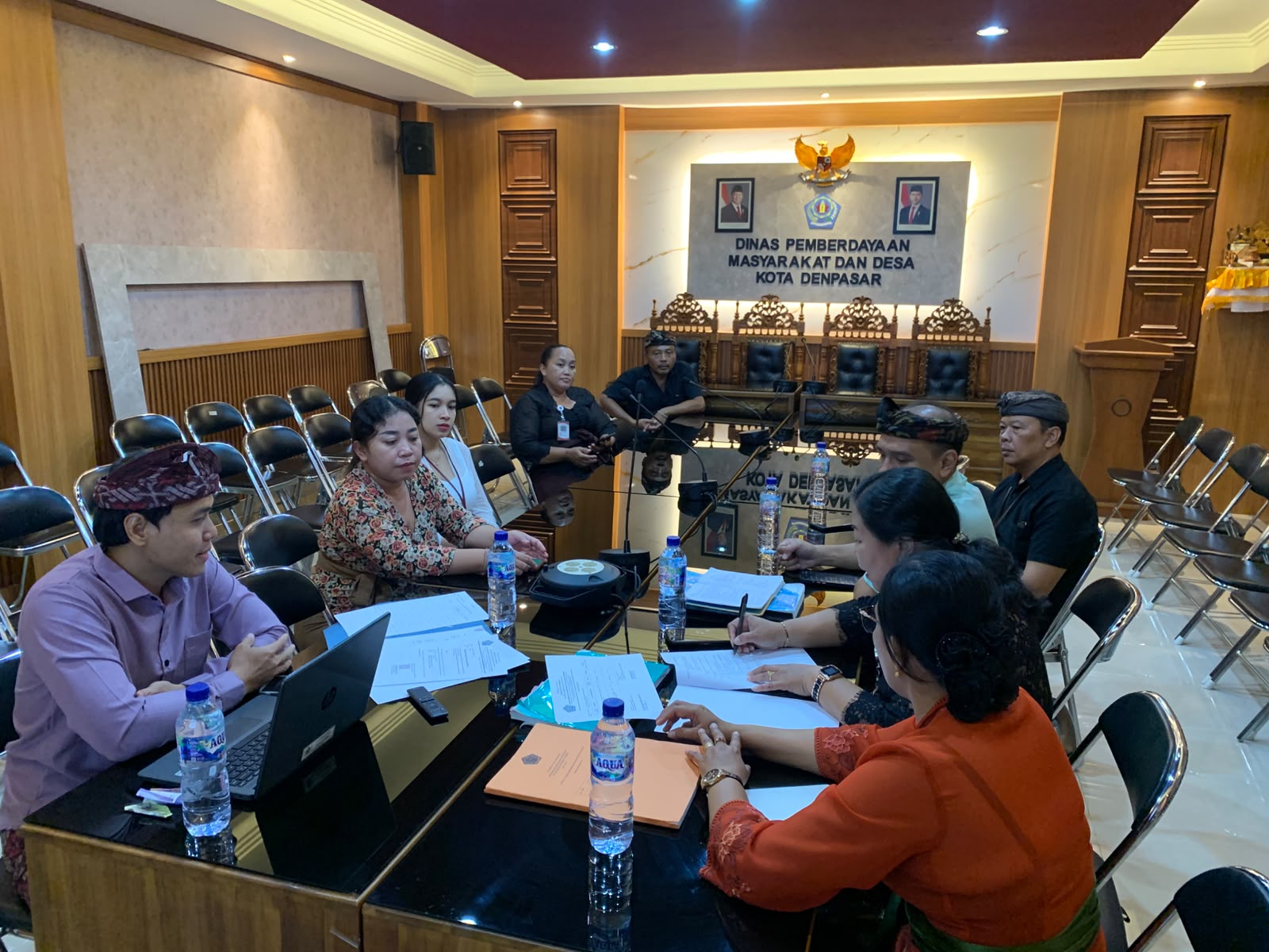 Rapat Verifikasi Arsip Statis - Dinas Kebudayaan dan Dinas Pemberdayaan Masyarakat dan Desa Kota Denpasar