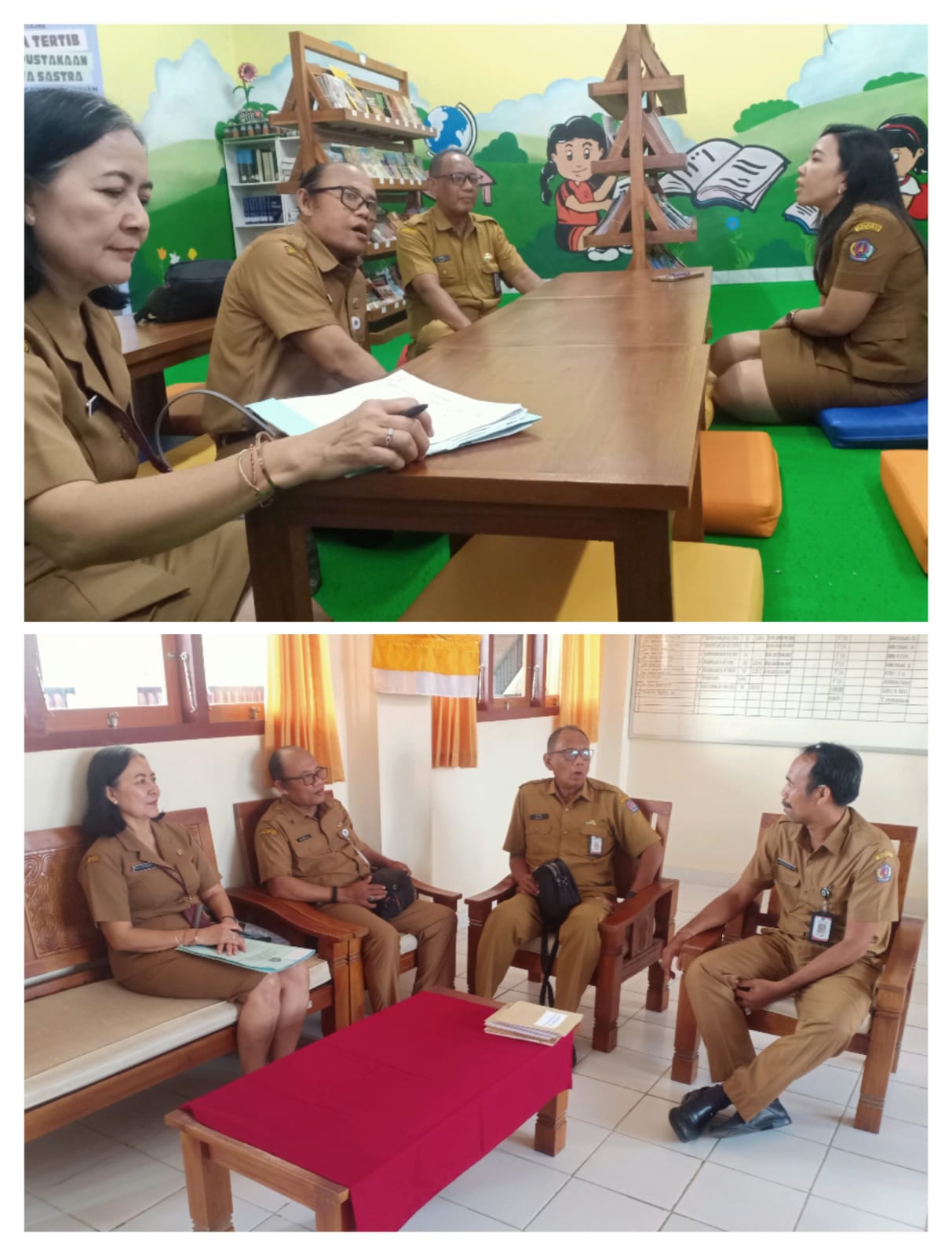 Pembinaan Perpustakaan – SDN 21 Dauh Puri dan SDN 11 Padangsambian