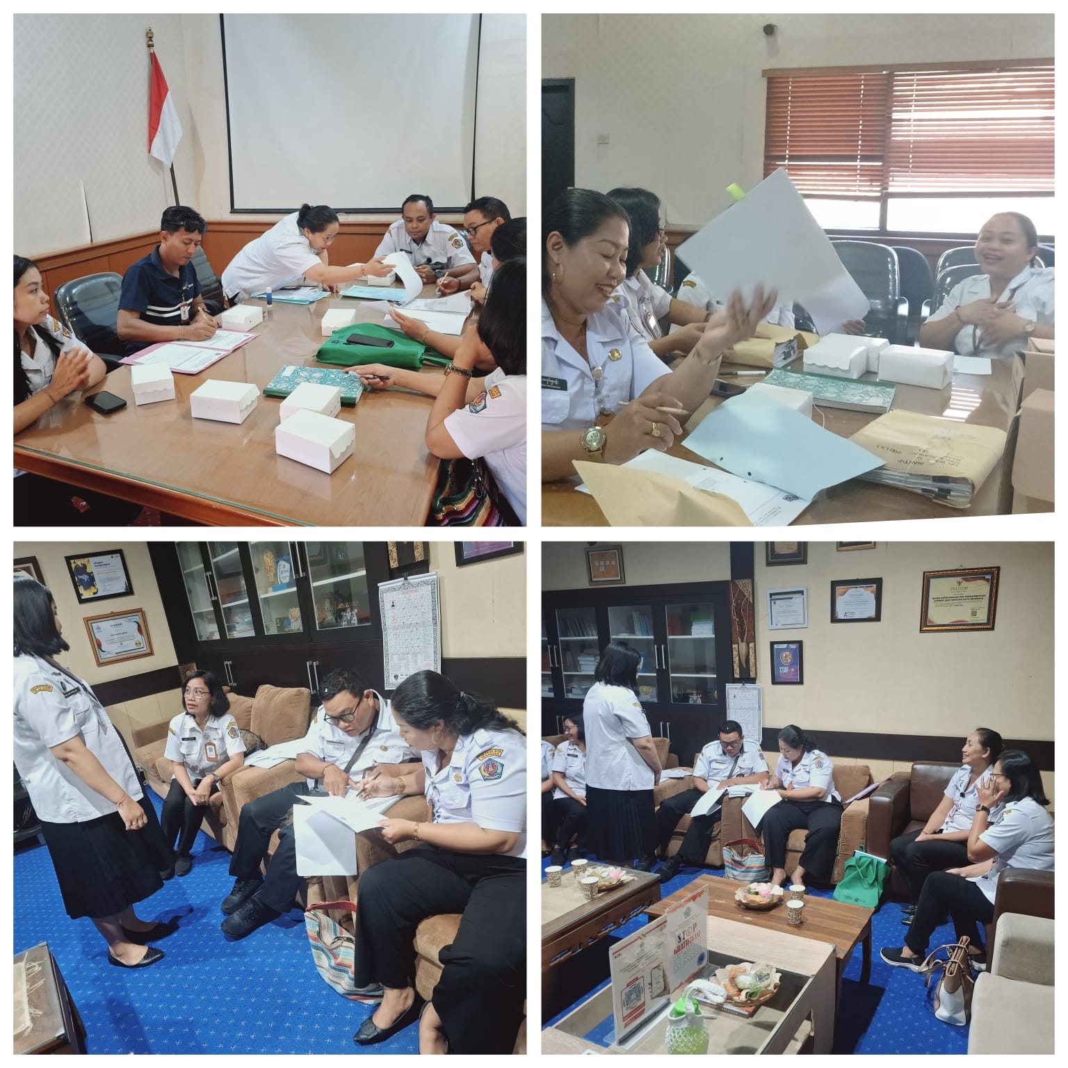 Rapat Verifikasi Arsip Statis – BKPSDM dan Dinas Perikanan Kota Denpasar