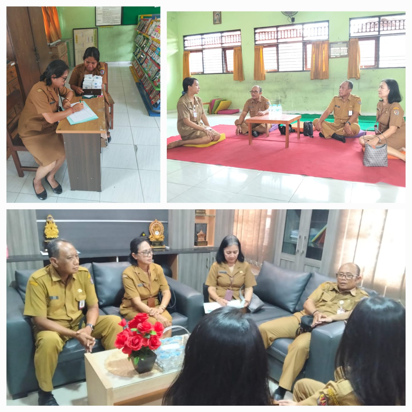 Pembinaan Perpustakaan – SDN 14 Padangsambian dan Kelurahan Padangsambian