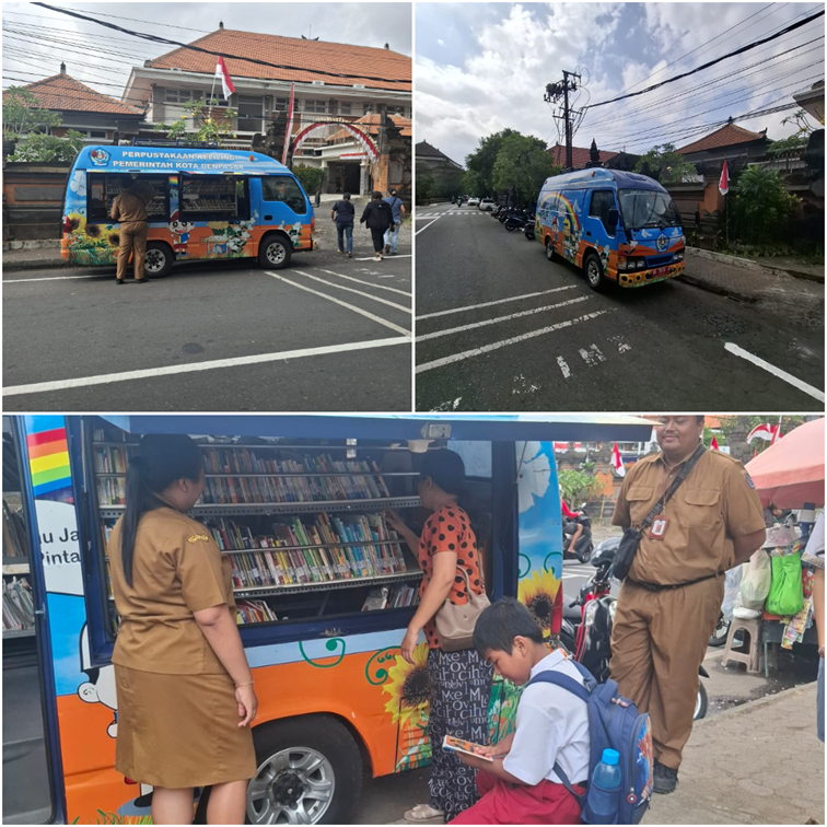 Layanan Perpustakaan Keliling – Area Lapangan Lumintang Denpasar