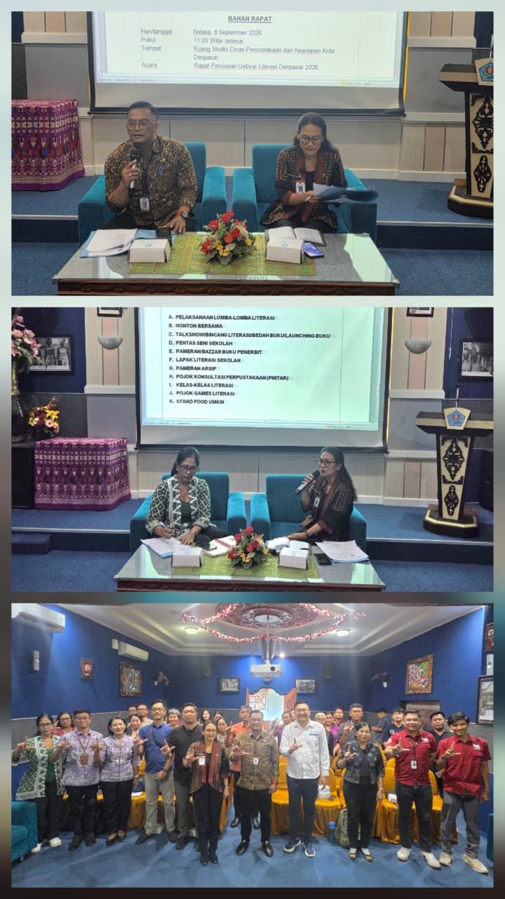 Rapat Persiapan Gebyar Literasi Denpasar 2026 (08/09/2026)