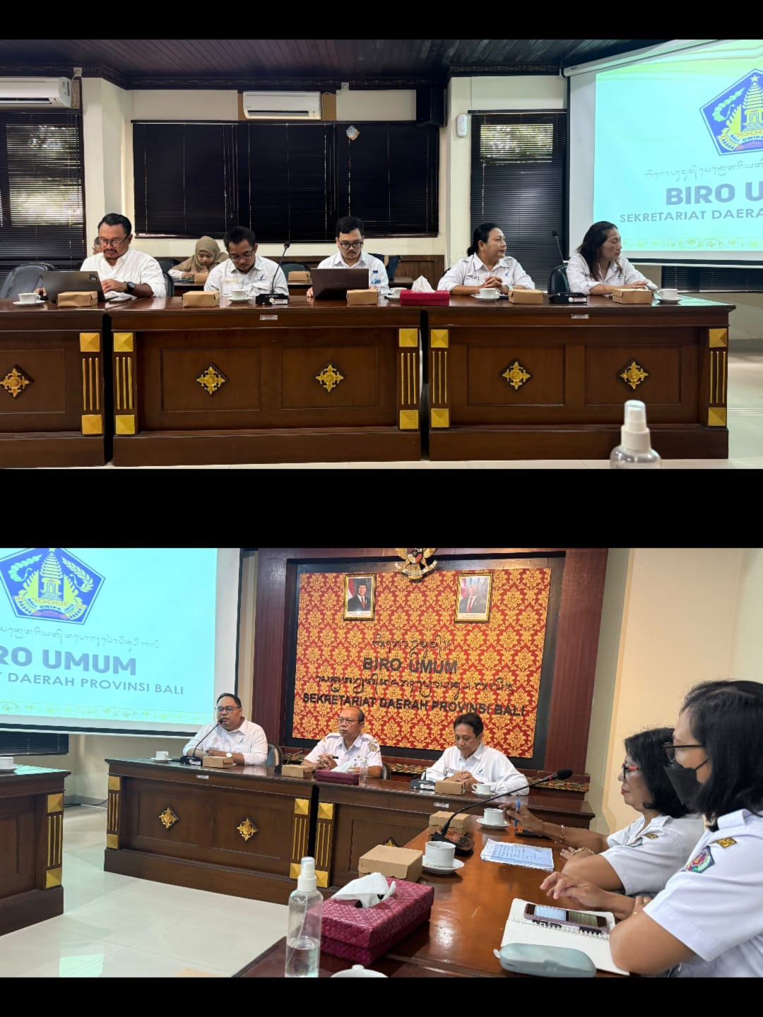 Rapat Koordinasi Penyerahan Arsip Statis – Biro Umum Setda Provinsi Bali