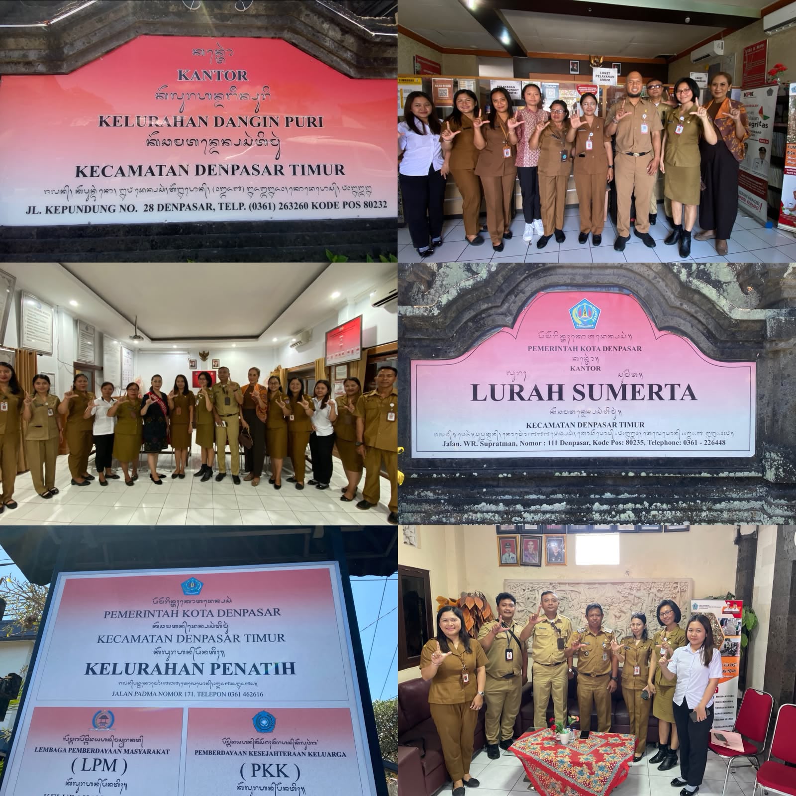 Monitoring dan Evaluasi Pegiat Literasi/Bunda Literasi – Kelurahan Dangin Puri, Kelurahan Sumerta, dan Kelurahan Penatih